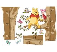 Komar Stickers muraux Disney Winnie The Pooh - Taille unique - Marron/Jaune