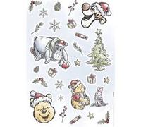 KOMAR Stickers Muraux Disney Winnie l'Ourson Noël -Winnie Pooh Christmas- Multicolors G