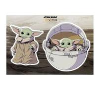 Komar – Sticker mural Mandalorian The Child (Grogu) géant 50 x 70 cm multicolore 14061h