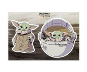 KOMAR Stickers Muraux géant Mandolorian Bébé Yoda Grogu -The Child- Star Wars 50 x 70 cm Multicolors G