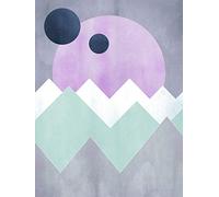 Komar Sunrise Gentle Tableau Mural avec Cadre en Trois Tailles, coloré, P110C2-30x40