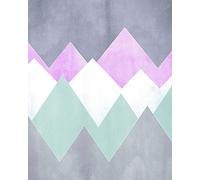 Komar Sunrise Mountain Gentle Tableau Mural en Trois Tailles, coloré, P110C1-40x50