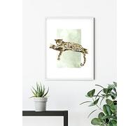 Komar Tableau imprimé léopard Lazy - Dimensions : 50 x 70 cm - Poster - Impression d'art - Décoration de salon - Chambre (sans cadre)