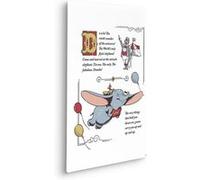 KOMAR Tableau intissé Dumbo the Flying Elephant Multicolors G