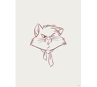 Komar Tableau mural Brave Berlioz - Dimensions : 30 x 40 cm