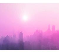 Komar Tableau Mural | Crépuscule de la Ville | Poster Image pour Salon, Chambre à Coucher, décoration Artistique | sans Cadre | P118-50x40 | Dimensions : 50 x 40 cm (Largeur x Hauteur)