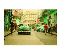 Komar Tableau mural Cuba Rush - P122C-70 x 50 cm - Dimensions : 70 x 50 cm (largeur x hauteur)