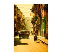 Komar Tableau mural | Cuba Streets | Poster pour salon, chambre à coucher Décoration Reproduction artistique | Sans cadre | P122A-30x40 | Dimensions : 30 x 40 cm (largeur x hauteur), multicolore