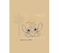 Komar Tableau Mural Disney Lilo and Stitch Chilled Vibes - Dimensions 30 x 40 cm - Poster Chambre d'enfant - Décoration - Roulé sans cadre