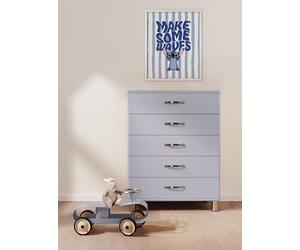 Komar Tableau mural Disney Lilo and Stitch Make Some Waves - Dimensions : 30 x 40 cm - Poster pour chambre d'enfant - Roulé sans cadre - Bleu