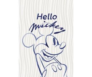 Komar Tableau mural Disney Mickey Mouse Hello - Dimensions : 50 x 70 cm - Décoration murale pour chambre d'enfant