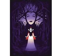 Komar Tableau mural Disney Snow White Evil Queen - Dimensions : 30 x 40 cm - Décoration murale pour chambre d'enfant