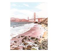Komar Tableau mural Golden Gate - Dimensions : 40 x 50 cm