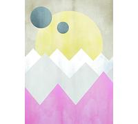 Komar Tableau Mural - Impression d'art sans Cadre - Lever de Soleil - Printemps - pour Salon, Chambre à Coucher - P110A2-50 x 70 cm - Dimensions : 50 x 70 cm (l x H)