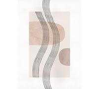 Komar Tableau mural Line Art Waves - Dimensions : 50 x 70 cm