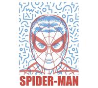 Komar Tableau mural Marvel Spider-Man Face - Taille 40 x 50 cm - Décoration murale pour chambre d'enfant