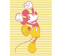 Komar Tableau mural Mickey Unwind - Dimensions : 30 x 40 cm - Décoration murale pour chambre d'enfant