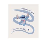Komar Tableau mural - Stitch Kindness - Dimensions : 30 x 40 cm - Disney - Impression d'art - Pour chambre d'enfant