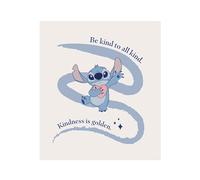 Komar Tableau mural - Stitch Kindness - Dimensions : 50 x 70 cm - Disney - Impression d'art - Poster pour chambre d'enfant