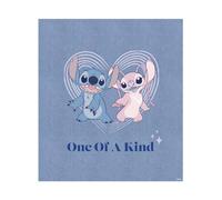 Komar Tableau mural Stitch One of a Kind - Dimensions : 30 x 40 cm - Disney - Impression d'art - Poster pour chambre d'enfant