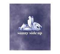 Komar Tableau mural Stitch Sunny Side Up - Dimensions : 40 x 50 cm - Disney - Impression d'art - Poster pour chambre d'enfant