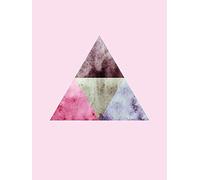 Komar Tableau Mural | Triangles Top Red | Affiche, Image, Salon, Chambre à Coucher, décoration, Impression d'art | sans Cadre | P101A-30x40 | Dimensions : 30 x 40 cm (Largeur x Hauteur)