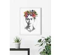 Komar Tableau mural - Valeria Mariana - Dimensions : 40 x 50 cm - Affiche d'art Décoration Salon Chambre (sans cadre)