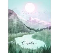 Komar Tableau mural Vintage Travel Canada - Dimensions : 40 x 50 cm