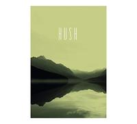 Komar Tableau Mural | Word Lake Hush Sand | Poster Image Salon Chambre Décoration Art Print | sans Cadre | P088B-50x70 | Dimensions : 50 x 70 cm (Largeur x Hauteur)