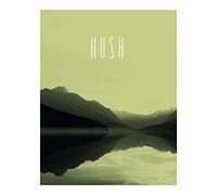 Komar Tableau Mural | Word Lake Hush Sand | Poster Image Salon Chambre Décoration Art Print | sans Cadre | P088B-40x50 | Dimensions : 40 x 50 cm (Largeur x Hauteur)