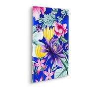 Komar Tableau sur châssis dans un cadre en bois véritable - Flower Kiss - Dimensions : 40 x 60 cm - Impression murale, décoration murale, design, salon, chambre à coucher