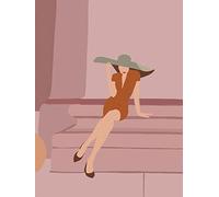 Komar Thousand and and One Nights Tableau mural décoratif pour salon, chambre à coucher 30 x 40 cm