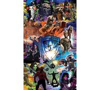 Komar vd-016 "Les Gardiens de la Galaxy Collage Marvel Papier Peint - Multicolore