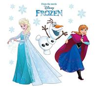 Komar Window d'autocollants ""Frozen Snowflake, 1 pièce, multicolore, 16408