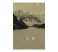 Komar Word Lake In Motion Sand - Taille : 50 x 70 cm Impression (sans cadre) - Pure Boutique