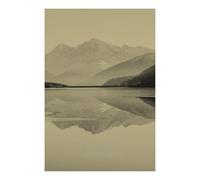 Komar Word Lake Reflection Sand - Taille : 50 x 70 cm Tableau mural Poster Impression d'art (sans cadre) Pure Boutique