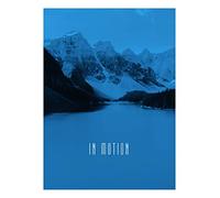 Komar WTD P087C-P087C Décoration Murale sans Cadre Motif lac en Mouvement Bleu 30 x 40 cm