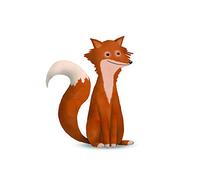 Komar WTD P111H Décoration Murale sans Cadre Motif Renard 50 x 70 cm