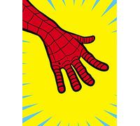 Komar WTD Tableau mural Marvel PowerUp Spider-Man Hand 30 x 40 cm