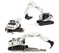 Komatsu PC210LC-11 Blanc Édition Pelle Excavator 1:50 Model 8158