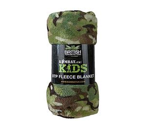 Kombat Kids Army Combat BTP Couverture en polaire douce pour chambre à coucher 150 x 100 cm
