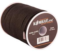 Kombat UK Bobine de paracorde, mixte, Paracord, noir