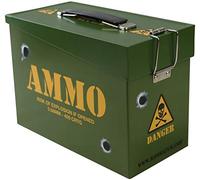 Kombat UK Army Ammo Tin Rangement pour Jouets-Boîte à Lunch Enfant, Vert Olive