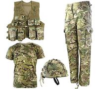Kombat Uk ensemble Btp ArmÉ, E N&Ordm, Mixte enfant, Multicolore (British Terrain Pattern), 11-12 Ans