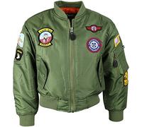 Kombat UK Veste de vol unisexe pour enfant Ma1