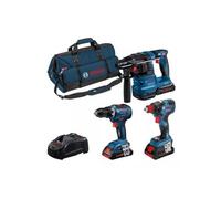 Kombi-set Gsr 18v-55 Gdx 18v-200 Gbh 18v-22 (blau, 3x Akku Procore18v