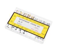 KOMBIUDA 1 Boîte Kit Complet de Réparation Montre avec Tiges et Barrettes Ressorts Outil de Remplacement Portable avec Boîte de Rangement pour Hommes et Femmes Horlogers