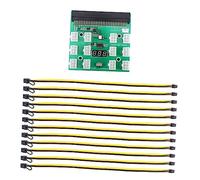 KOMBIUDA 1 Ensemble Adaptateur de Câble Alimentation GPU pour Alimentation de Panneau de pour Serveurs Support de Démarrage Synchrone