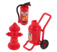 KOMBIUDA 1 Ensemble De Petites Bornes D'Incendie pour Enfants Décoration D'Extincteur Mini Articles Miniatures Décoration De Borne D'Incendie Mini Décoration De Maison