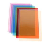KOMBIUDA 1 Ensemble Filtre de Gel PVC pour Éclairage Set pour Flash Stroboscopique et Photographie Filtres de Correction de Couleur pour Studio Photo et Effets Artistiques